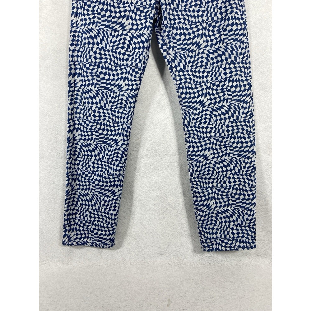 Levi's Jeans Women's 27x30 Blue Mid Rise Straight Denim Geometric New - Picture 2 of 13